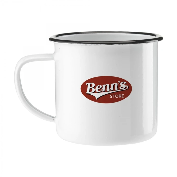 Retro Enamel Mug