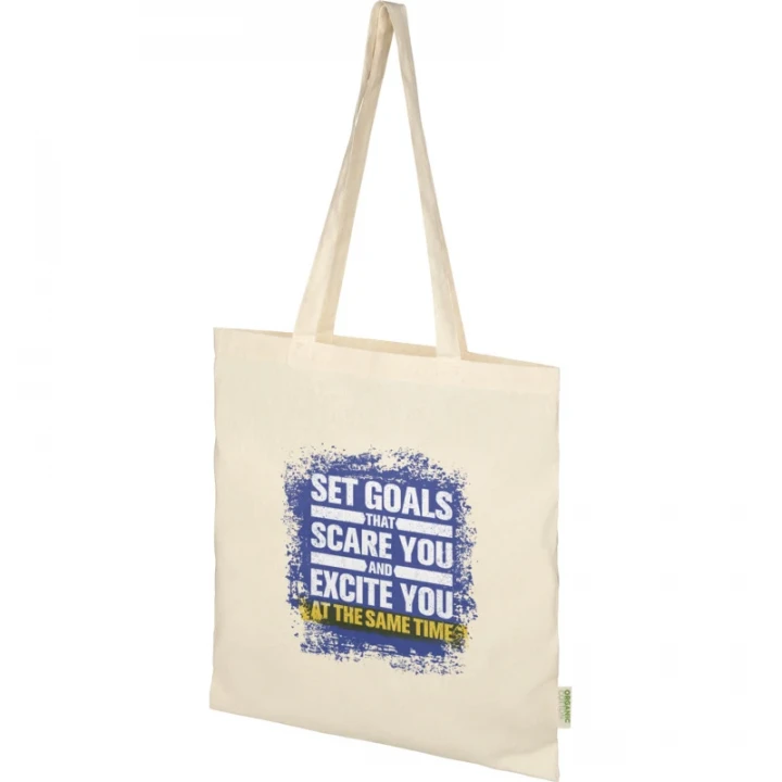 Odisha 140 g/m² OCS Organic Tote Bag 7L