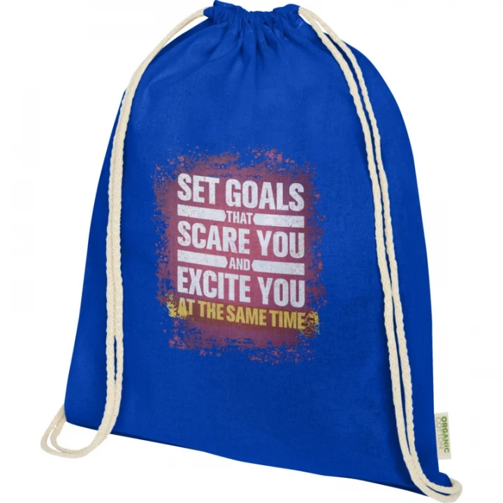 Odisha 140 g/m² OCS Organic Drawstring Bag 5L 