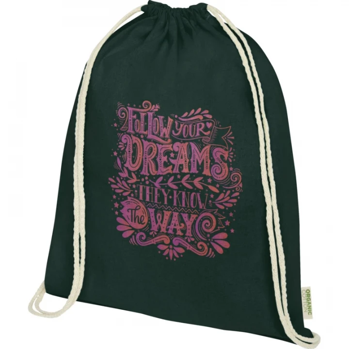 Odisha 140 g/m² OCS Organic Drawstring Bag 5L 