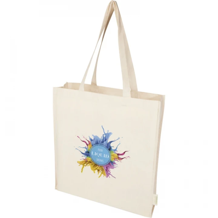 Odisha 180 g/m² OCS Organic Full Gusset Tote Bag 14L