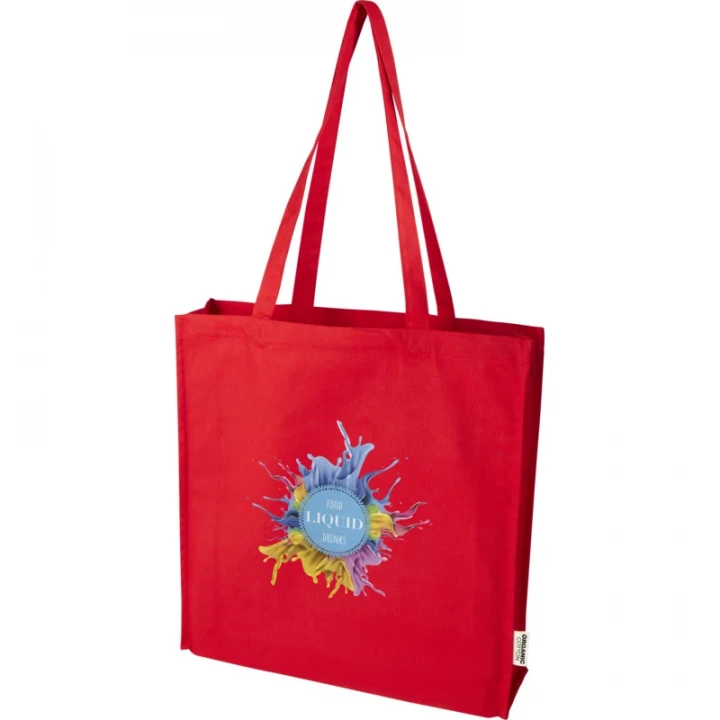 Odisha 180 g/m² OCS Organic Full Gusset Tote Bag 14L