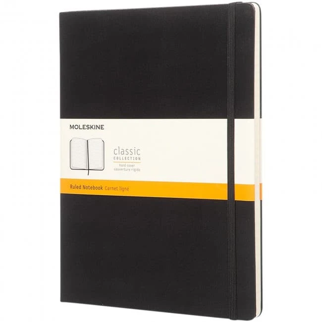 Moleskine Classic XL Hard Cover Notebook - Ruled 
