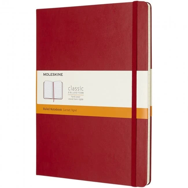 Moleskine Classic XL Hard Cover Notebook - Ruled 