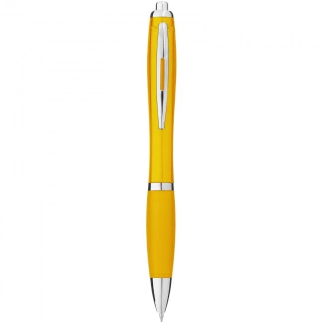 Nash Ballpoint Pen With Coloured Barrel and Grip (black ink)