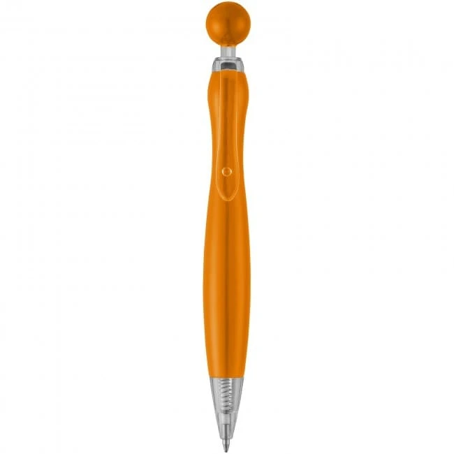 Naples ballpoint pen with ball-shaped clicker