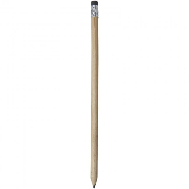 Cay wooden pencil with eraser