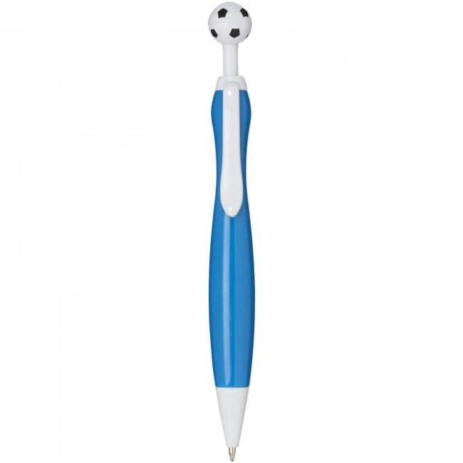 Naples ballpoint pen with football-shaped clicker