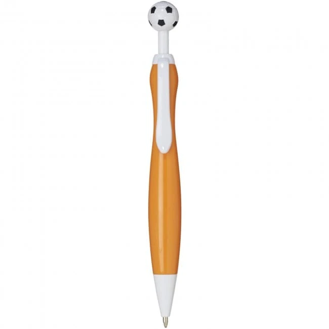 Naples ballpoint pen with football-shaped clicker