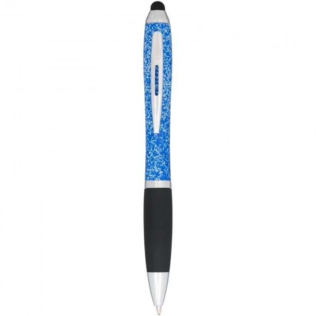 Nash speckled ballpoint pen with stylus