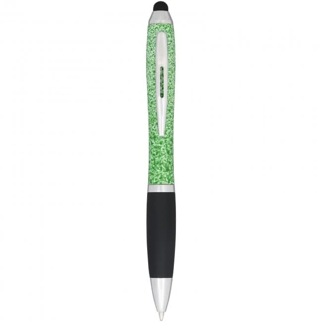Nash speckled ballpoint pen with stylus