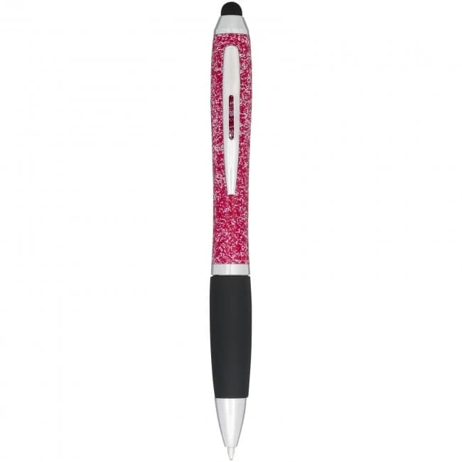 Nash speckled ballpoint pen with stylus