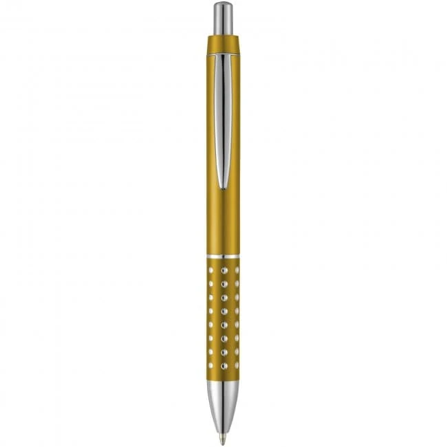 Bling ballpoint pen with aluminium grip