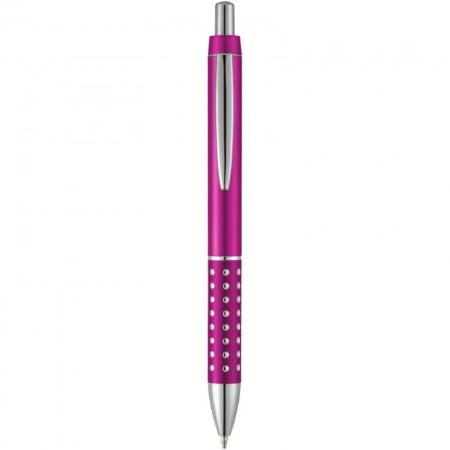 Bling ballpoint pen with aluminium grip