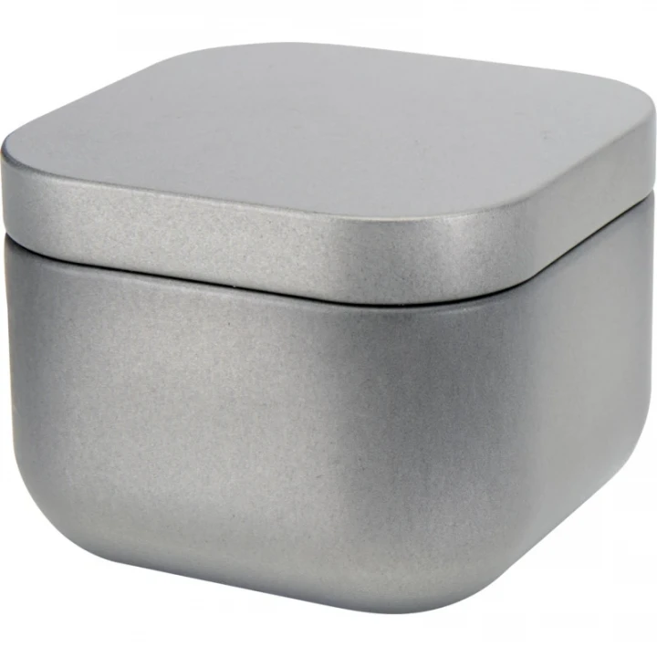 Tindra Square Tin Candle With Vanilla Aroma