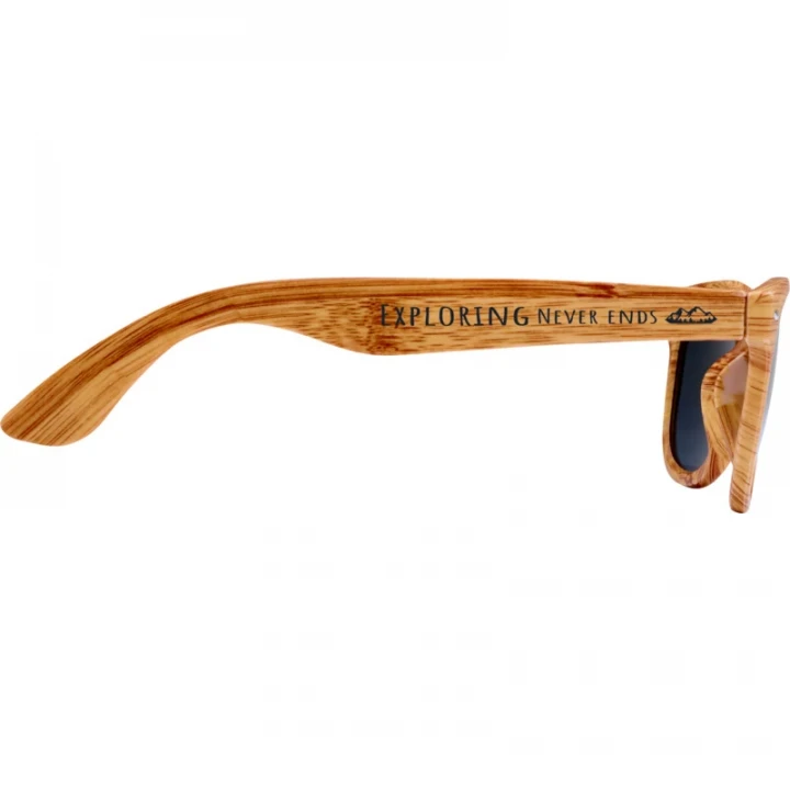 Mira Wood-Look Sunglasses