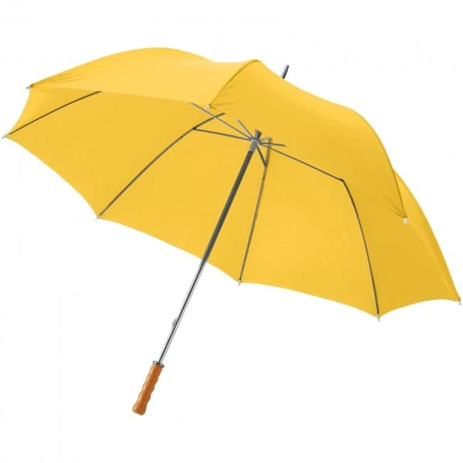 Karl 30'' golf umbrella with wooden handle