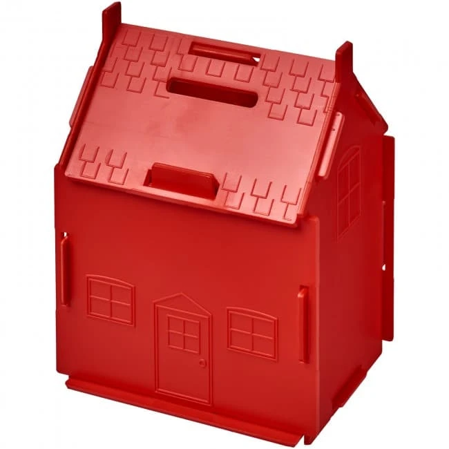 Uri house-shaped plastic money container
