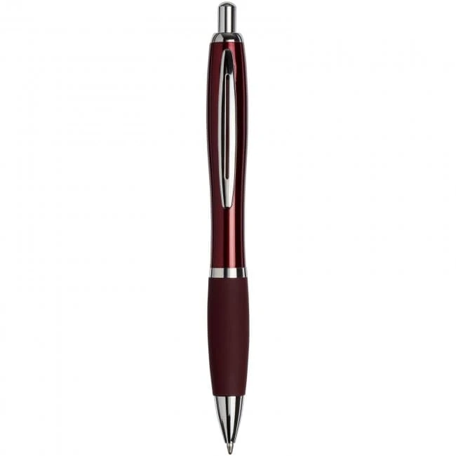 Metal curvy ballpoint pen-BK