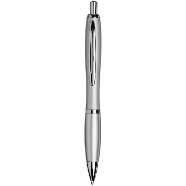 Metal curvy ballpoint pen-BK