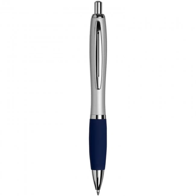 Metal curvy ballpoint pen-BK