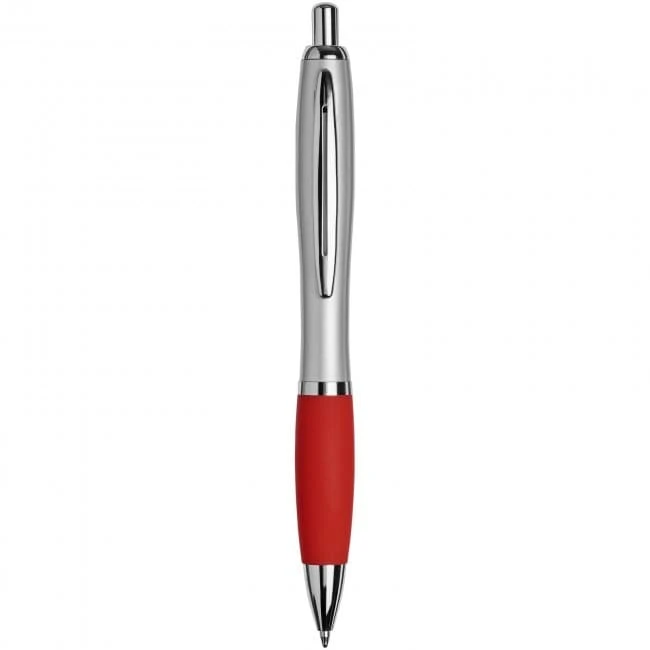 Metal curvy ballpoint pen-BK