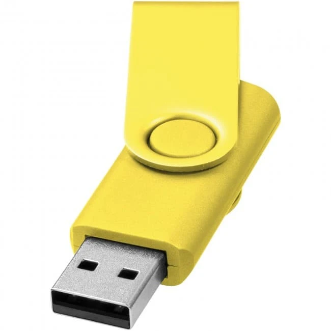 Rotate-Metallic 4GB USB Flash Drive