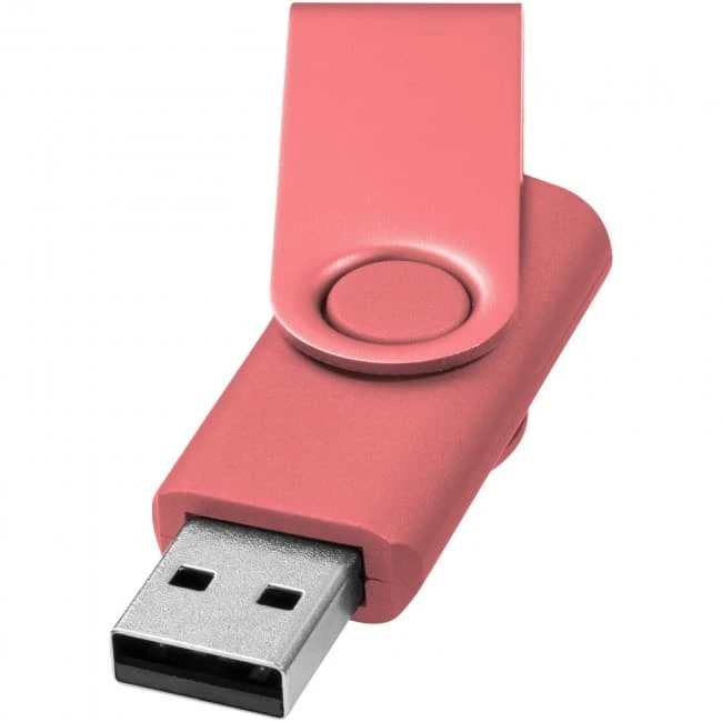 Rotate-Metallic 4GB USB Flash Drive