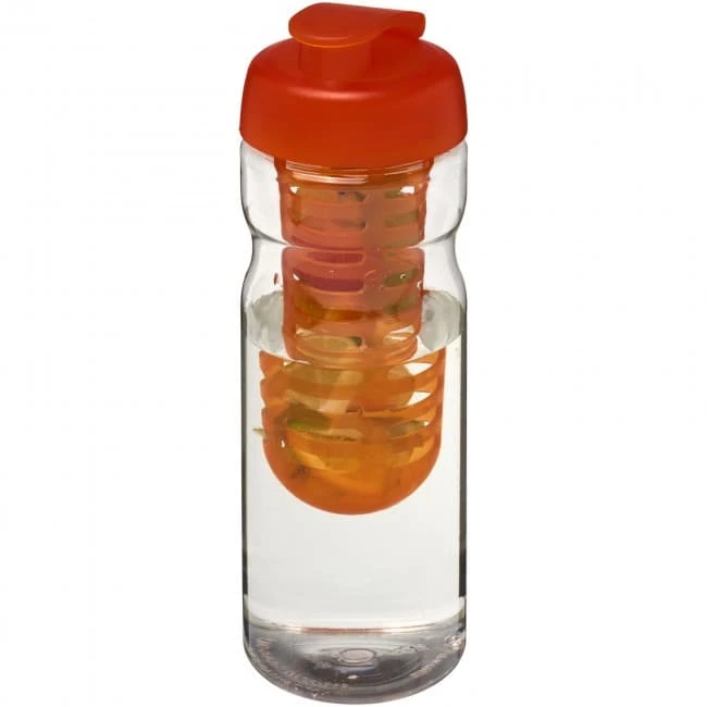 H2O Active Base 650ml Flip Lid Sport Bottle & Infuser
