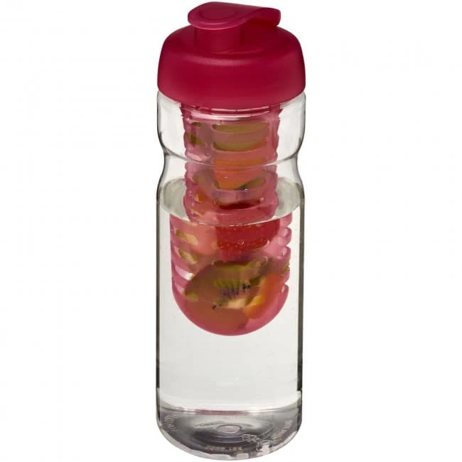 H2O Active Base 650ml Flip Lid Sport Bottle & Infuser