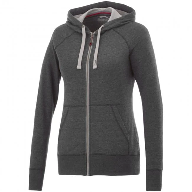 Groundie full zip ladies hoodie