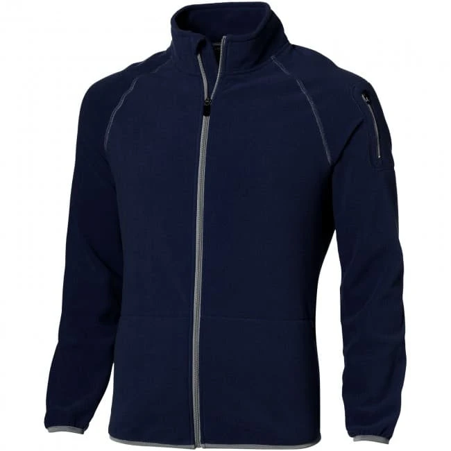 Drop shot full zip micro fleece jacket