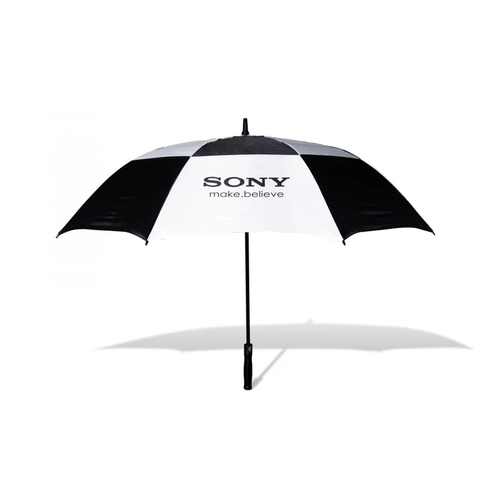 60" Cirrus Golf Auto Opening Double Canopy Umbrella 