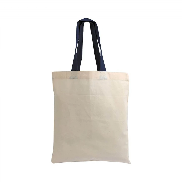 Sustainable Living Mini Shopping Bag with Coloured Handles