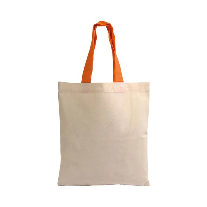Sustainable Living Mini Shopping Bag with Coloured Handles