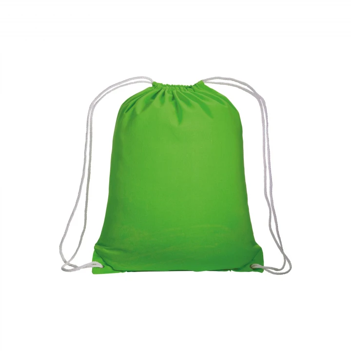 Sustainable Living Cotton Drawstring Backpack