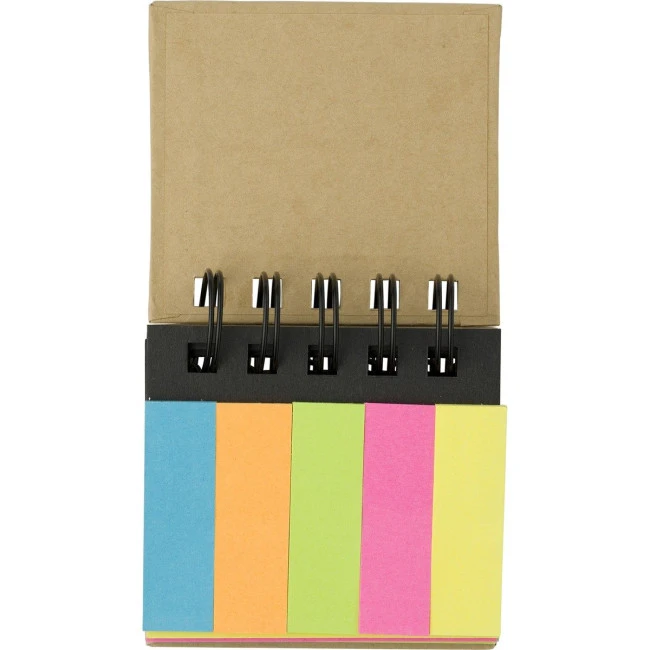 Wire bound sticky notes