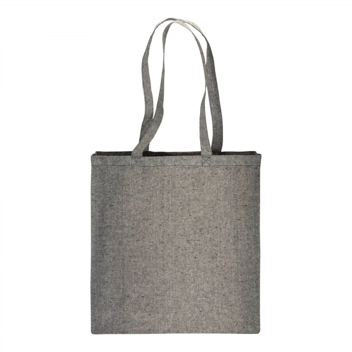 Sustainable Living Recycled Cotton Shopping Bag with Gusset
