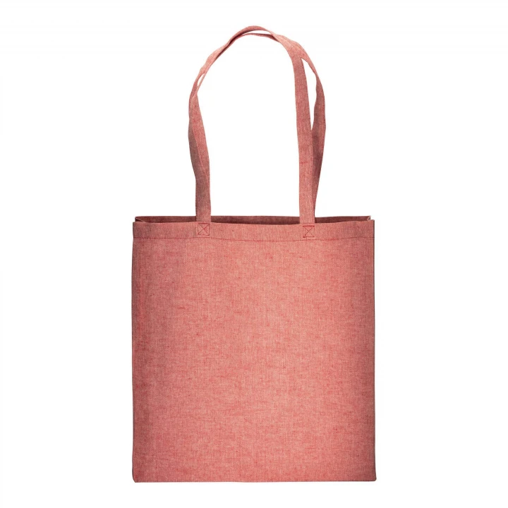 Sustainable Living Recycled Cotton Shopping Bag with Gusset