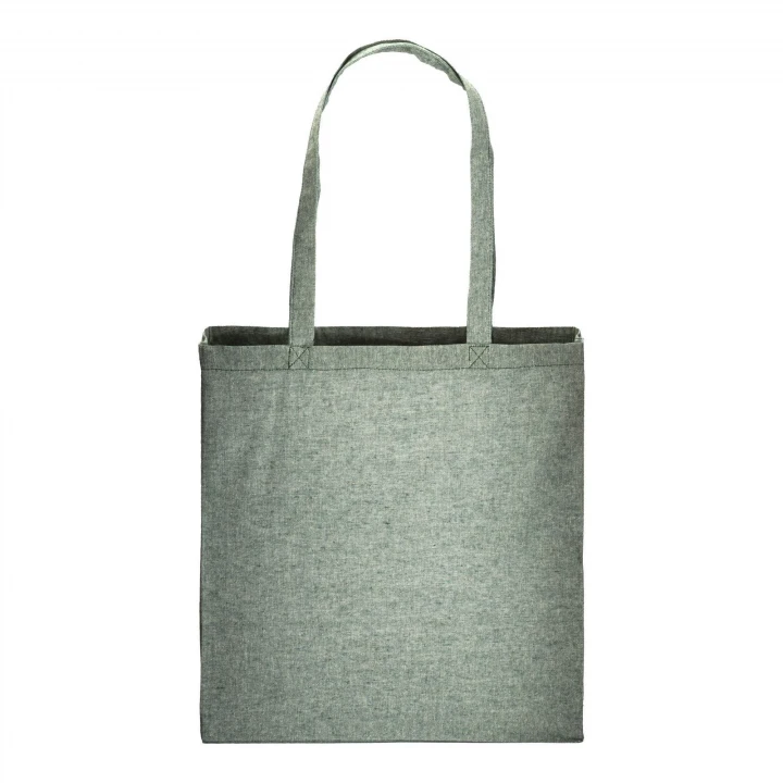Sustainable Living Recycled Cotton Shopping Bag with Gusset