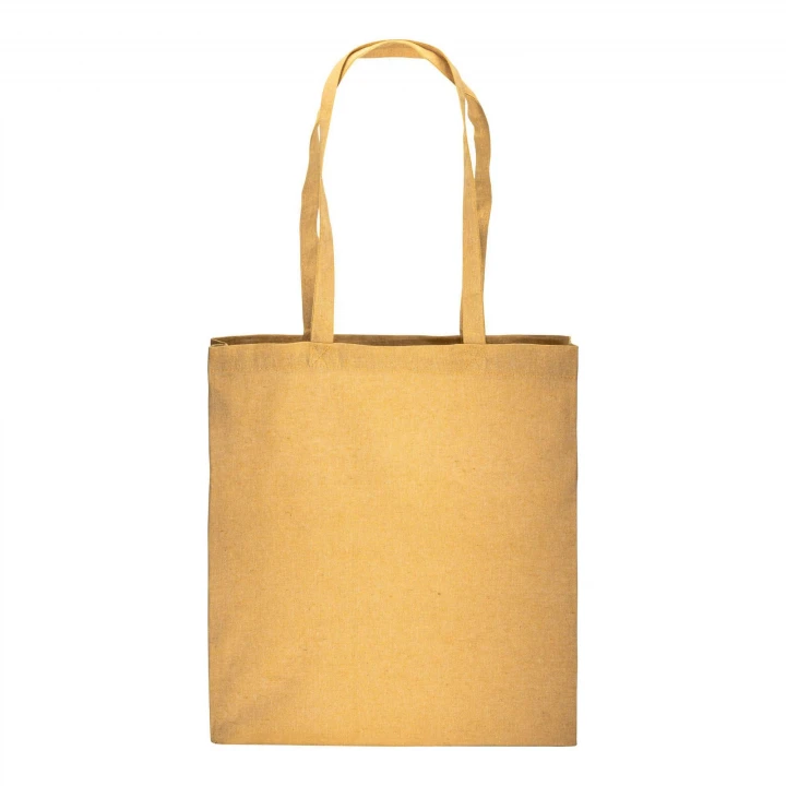 Sustainable Living Recycled Cotton Shopping Bag with Gusset