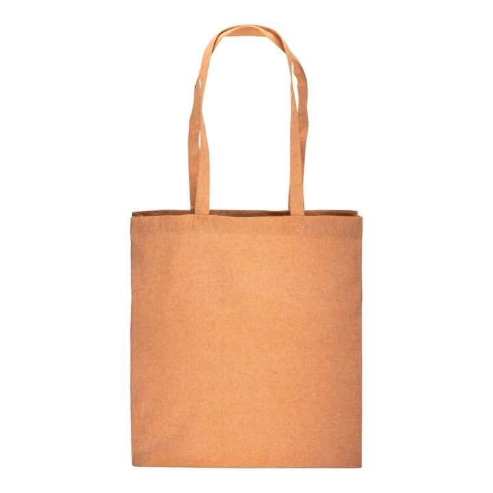 Sustainable Living Recycled Cotton Shopping Bag with Gusset