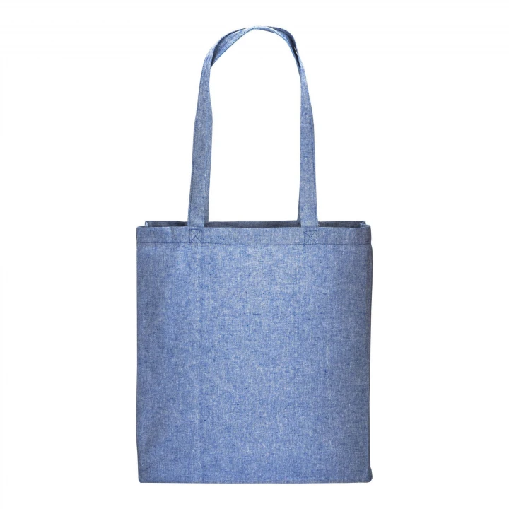 Sustainable Living Recycled Cotton Shopping Bag with Gusset