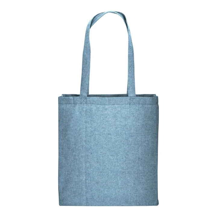 Sustainable Living Recycled Cotton Shopping Bag with Gusset