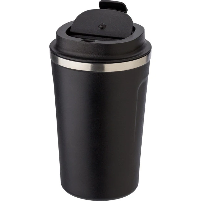 Stainless steel double walled mug 380ml