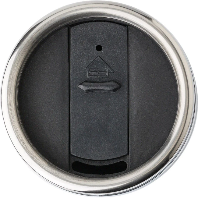 Stainless steel double walled drinking mug 450ml