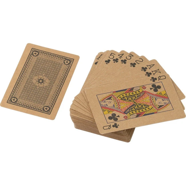 Recycled paper playing cards
