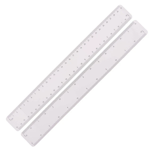 Ultra thin scale ruler 30cm