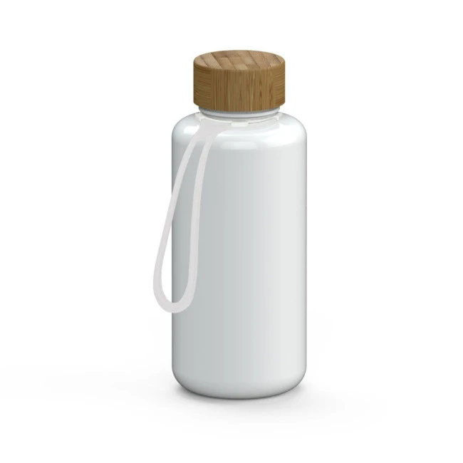 Drink bottle "Natural" Colour incl. strap, 1.0 l