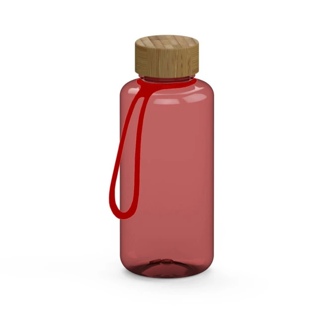 Drink bottle "Natural" Colour incl. strap, 1.0 l